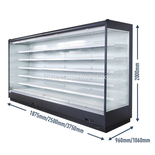 Refrigerada Multi-Deck Exibir Chiller Refrigerador